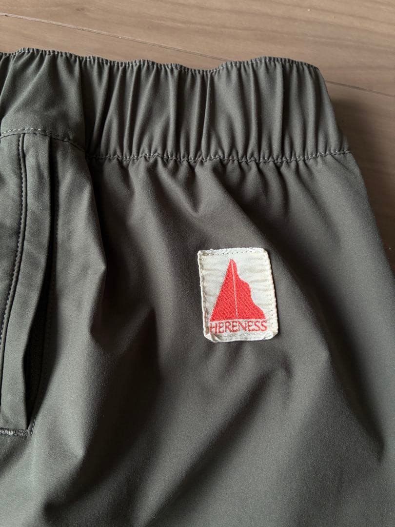 HERENESS シュガーケーンパンツ Mサイズ オリーブグリーン