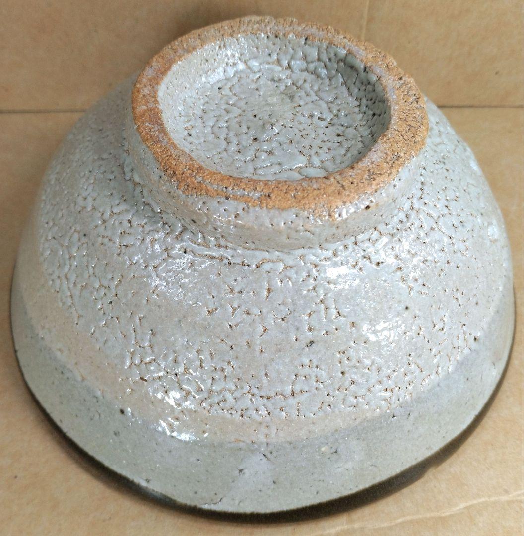 【本物保証】濱田庄司(浜田庄司）縁黒茶碗 共箱(箱師真作）美品 人間国宝 益子焼