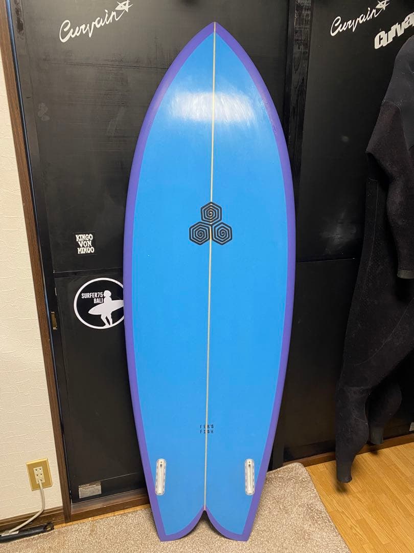 FEB'S FIiSH ツイン　5'7×20'1/2×2'7/16☆33.4L