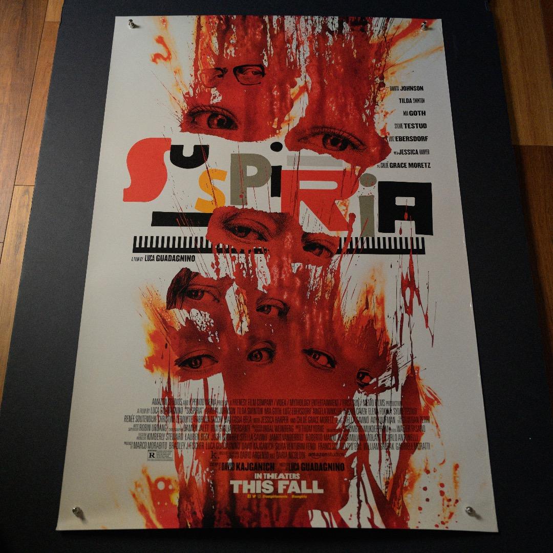 【映画館用両面ポスター】サスペリア / Suspiria 　希少品