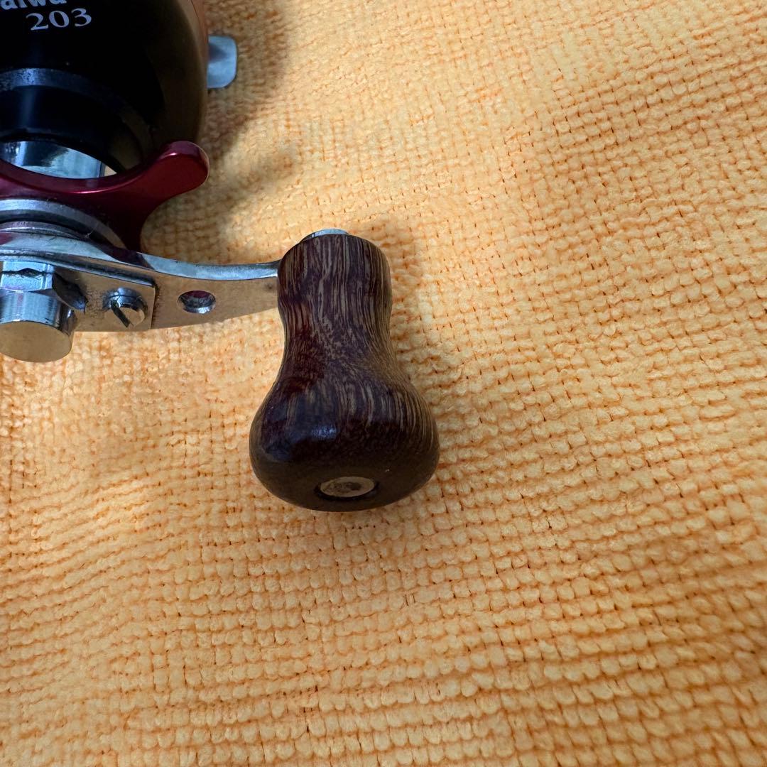 ☆激レア品☆ダイワ　ミリオネアSW203 日本製　　レア物ウッドハンドル付き