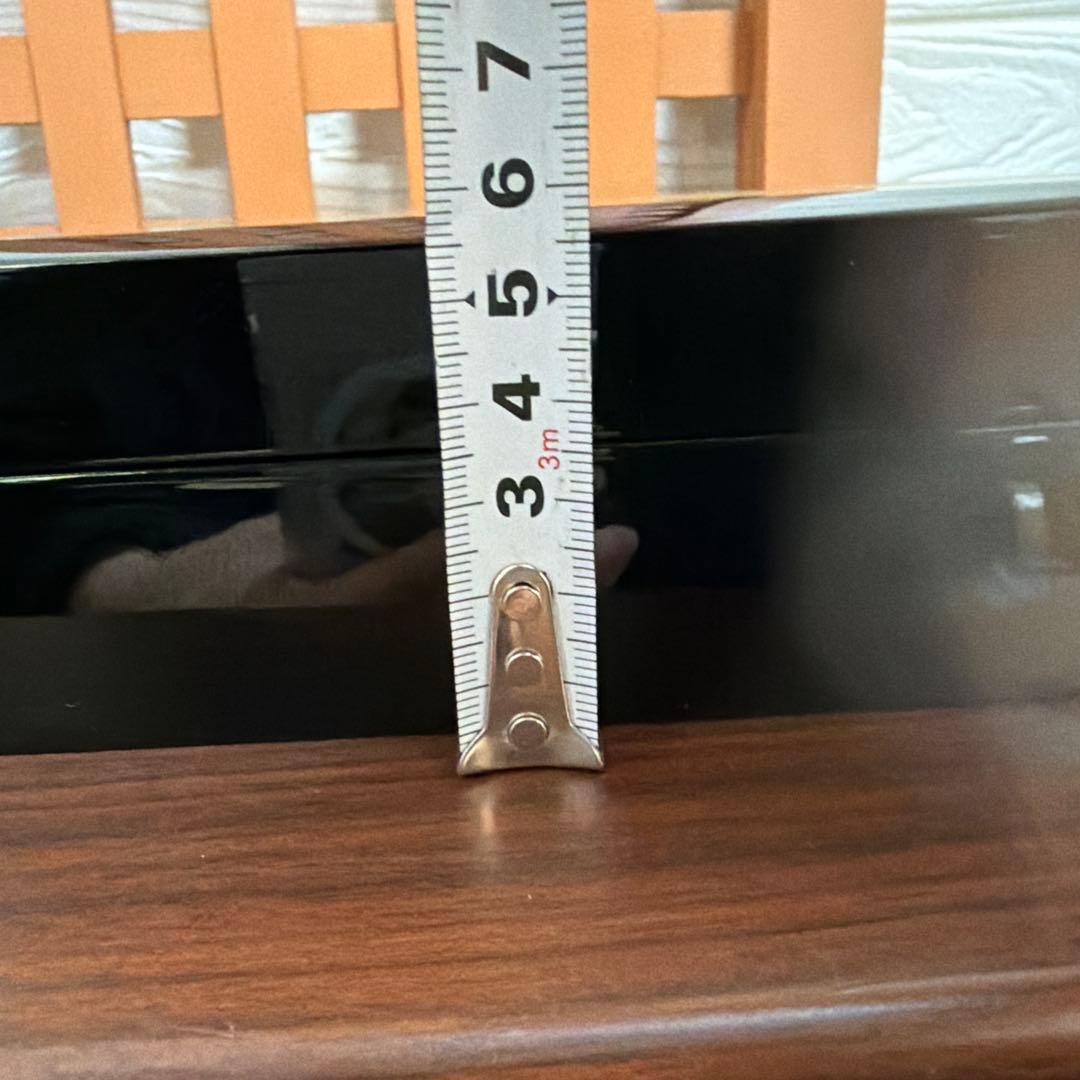 新品 紀州塗 硯箱 山水 高級漆器