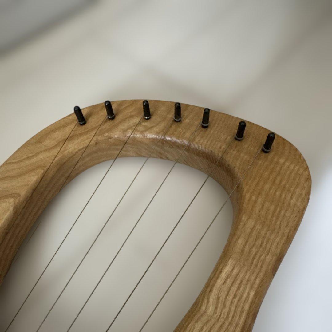 【美品】ライアー　ハープ　7弦