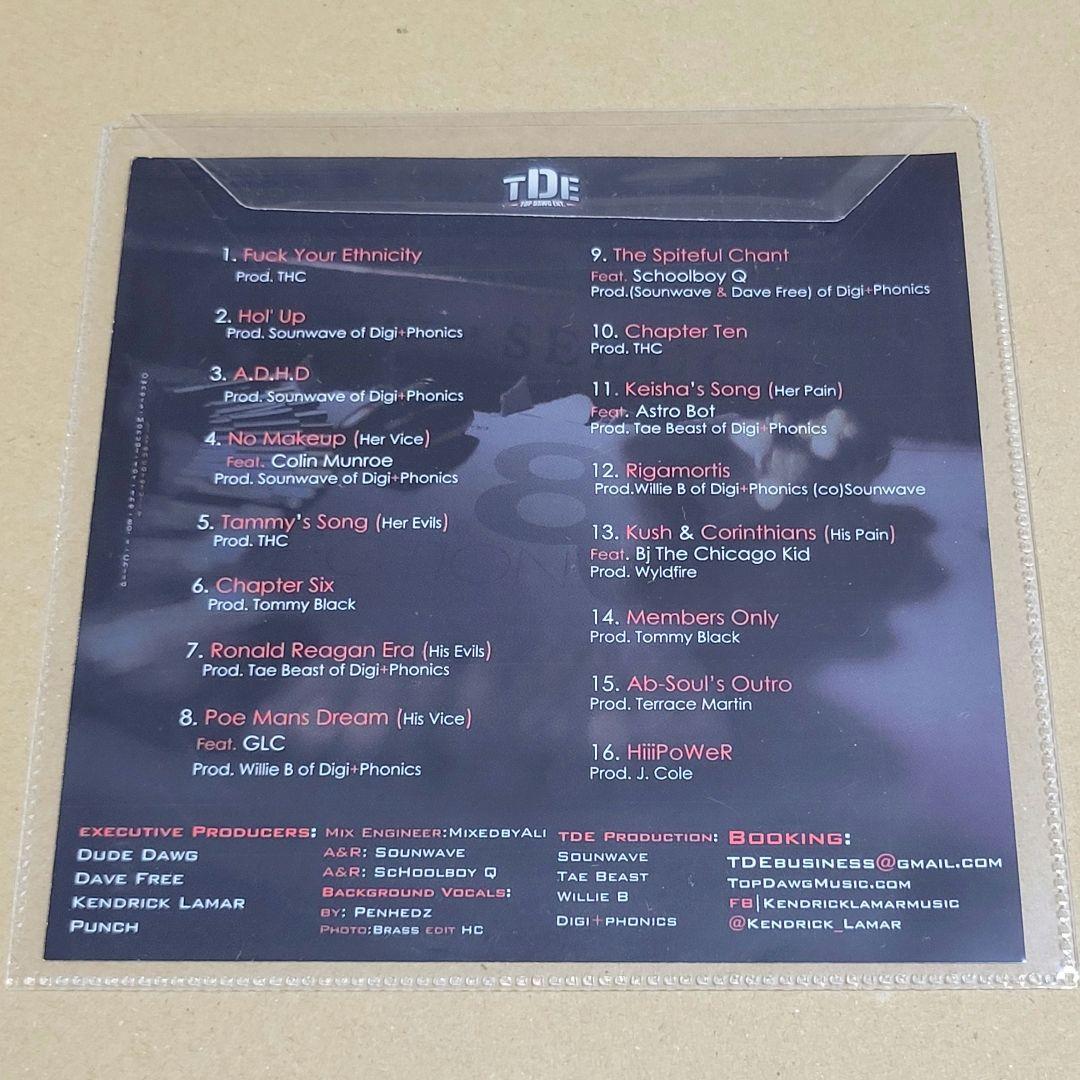 直筆サイン入り CD KENDRICK LAMAR SECTION 80