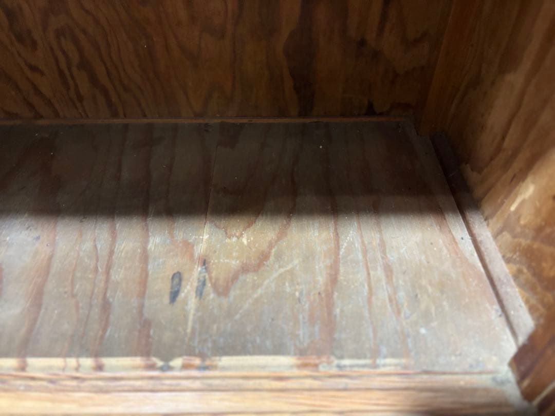 古家具　アンティーク　ガラス戸収納棚 飾り棚　商品棚