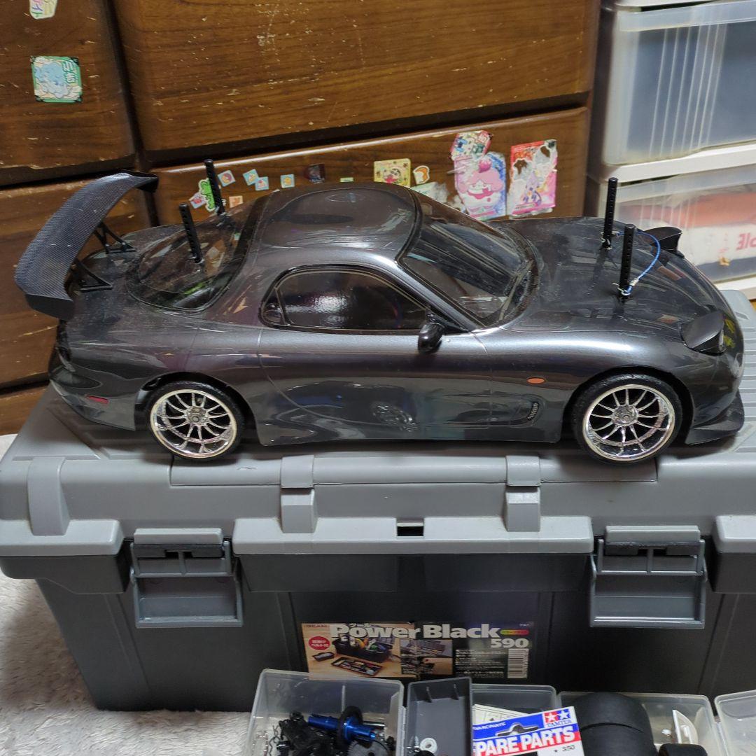 タミヤ TT02 2駆ドリコンバージョンキット RX-7 グレー 1/