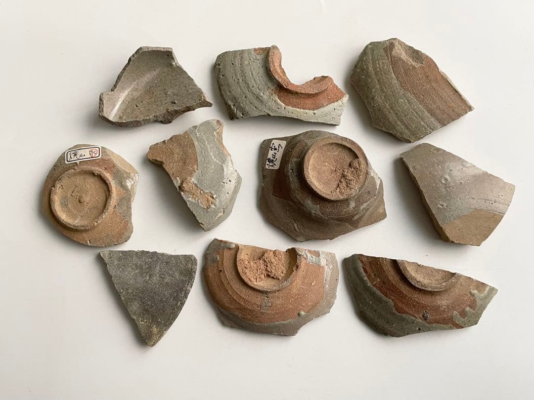 骨董　アンティーク　古唐津　絵唐津　陶片　残欠　古陶磁　桃山時代　焼山窯　松浦系