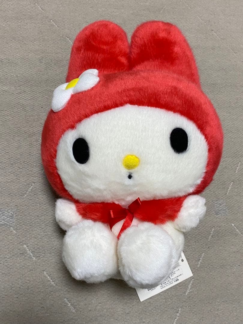 マイメロディ　ぬいぐるみ　2007年　S 赤　ずきん　赤ずきん　レトロ
