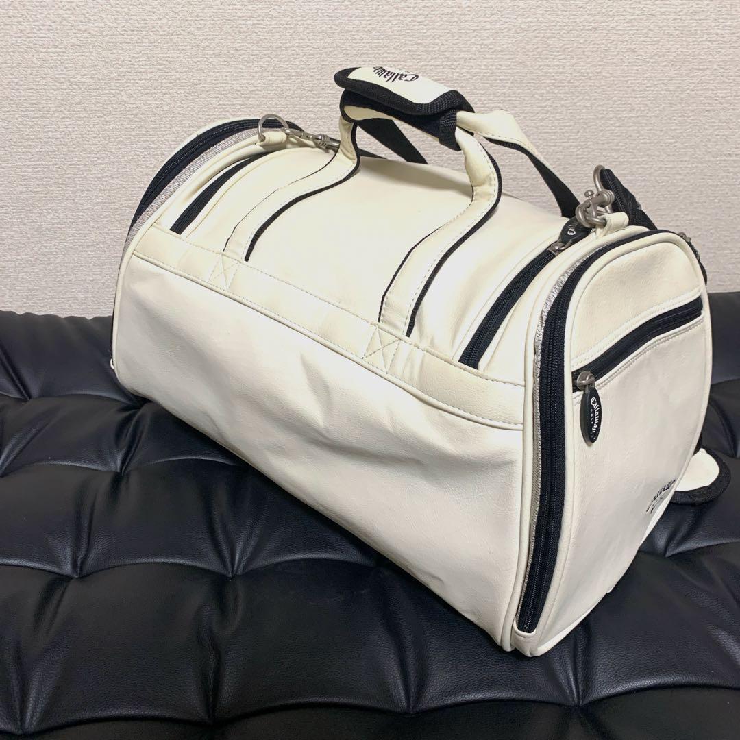 callaway 2way レザーボストンバッグ シューズ収納