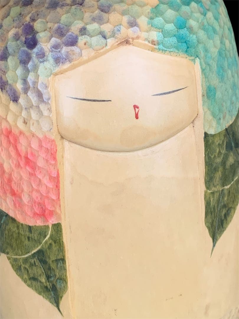 渡辺雄二　創作こけし　　『あじさい』