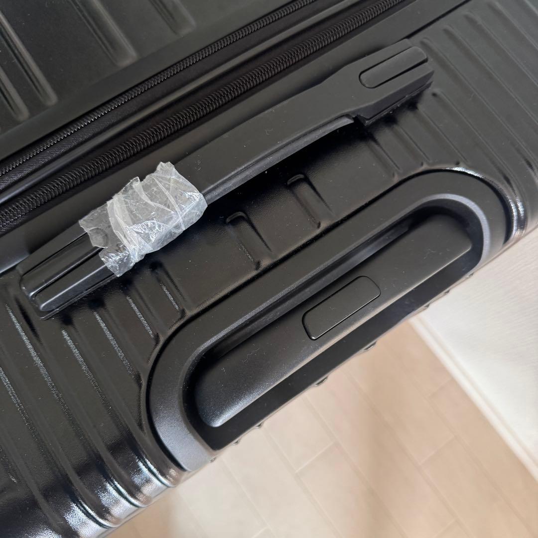 Lサイズ　97L 拡張機能付、ブラック、6-8泊用　スーツケース、キャリーケース