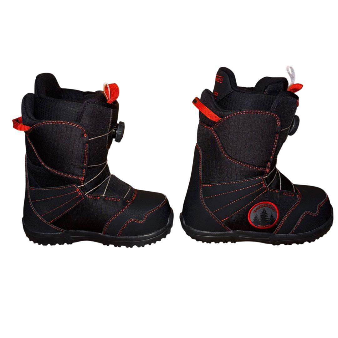 【美品】BURTON ZIPLINE BOA スノボブーツ 23cm 子ども用