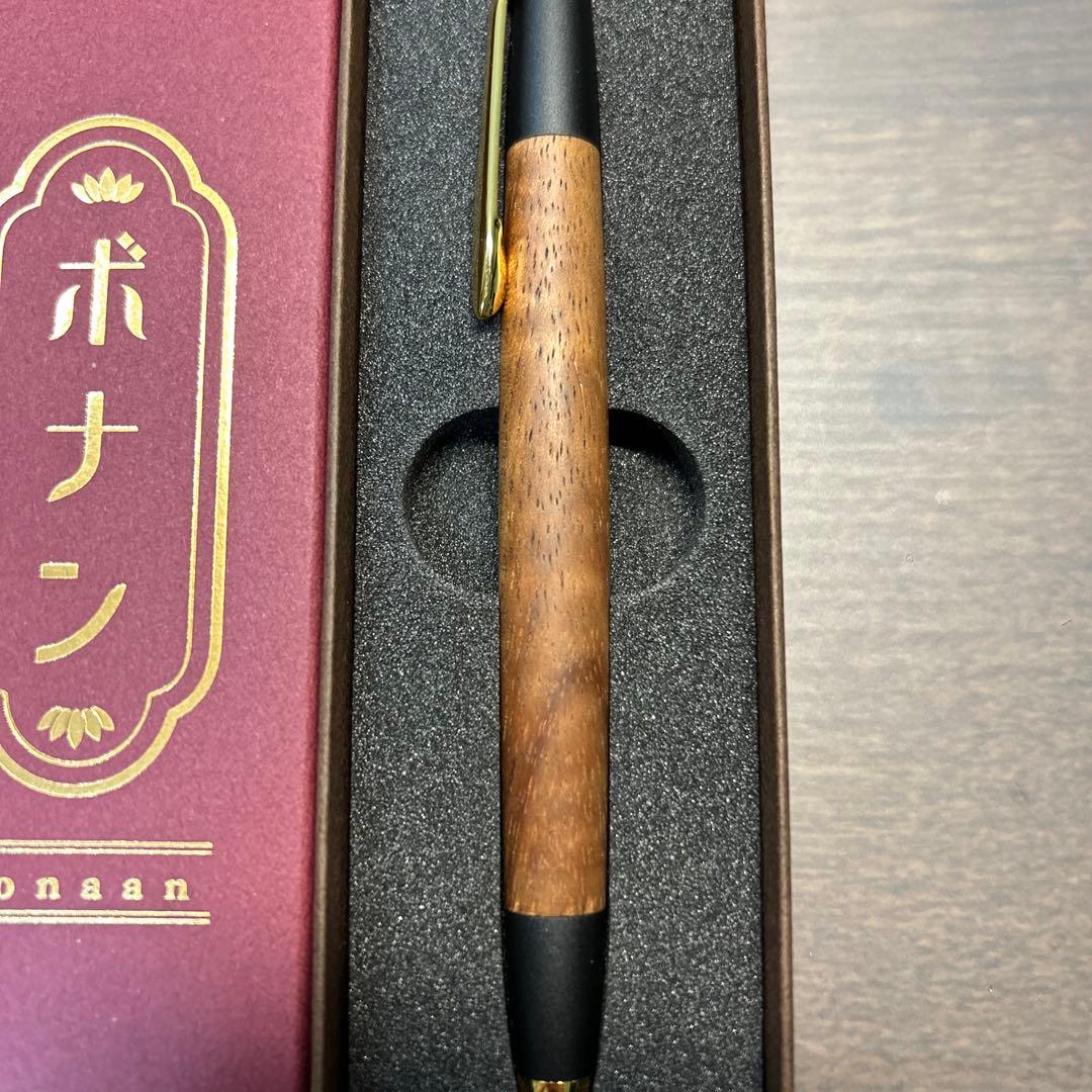 ボナンペン　ハワイアンコアカーリー　シャーペン　真鍮金具　新品未使用