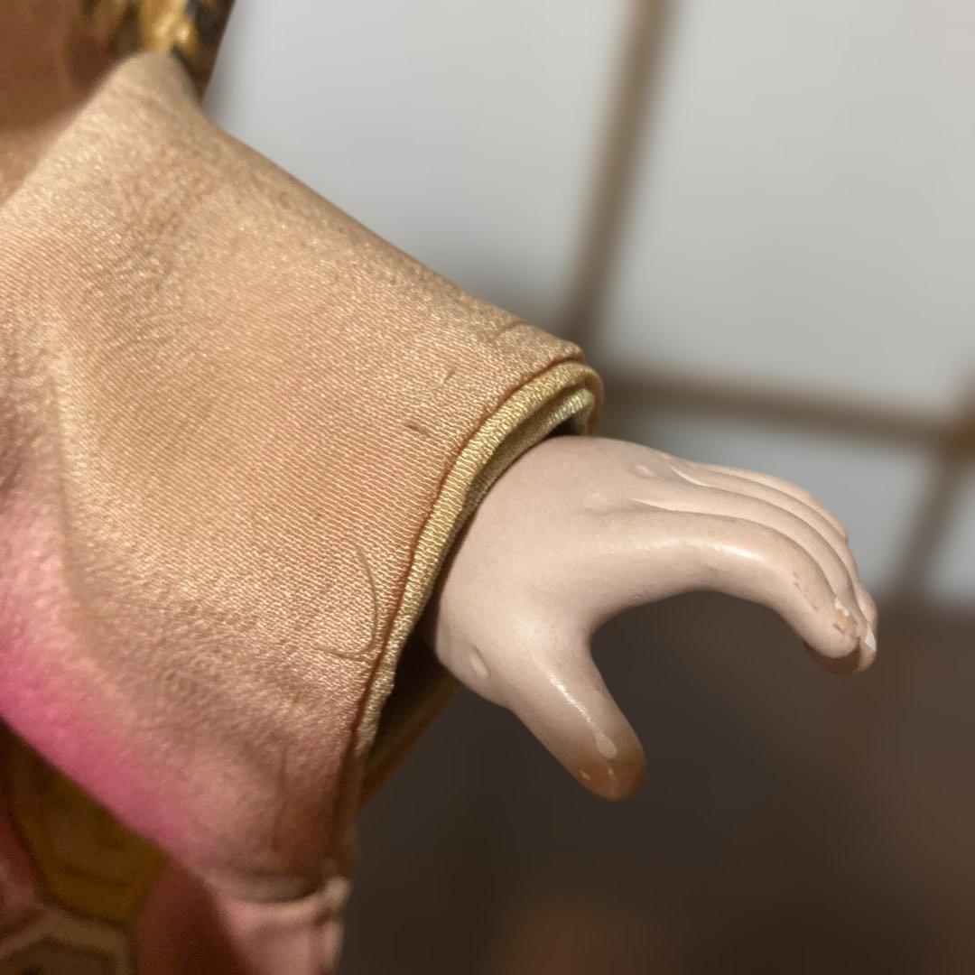 市松人形　希少　☆ほまれ人形☆　自由人形　４５ｃｍ　まつげ みつおれ　樫村瑞観？