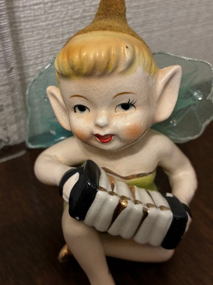 ビンテージ　50年代　妖精　天使　エルフ　ピクシー　キューピー　内藤ルネ　レトロ