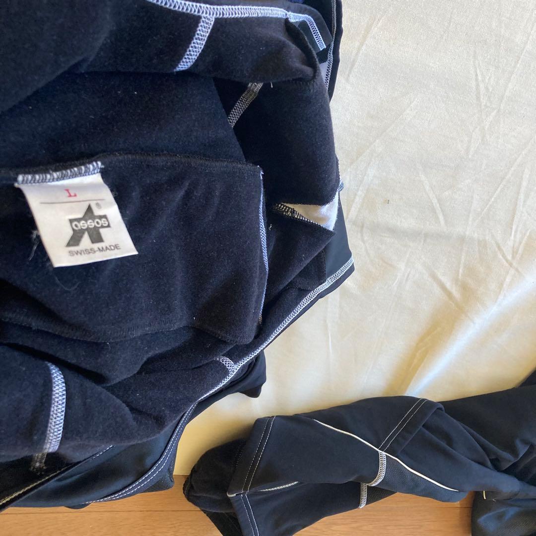 assos ウインタージャケット・ビブパンツ・キャップ・ソックス