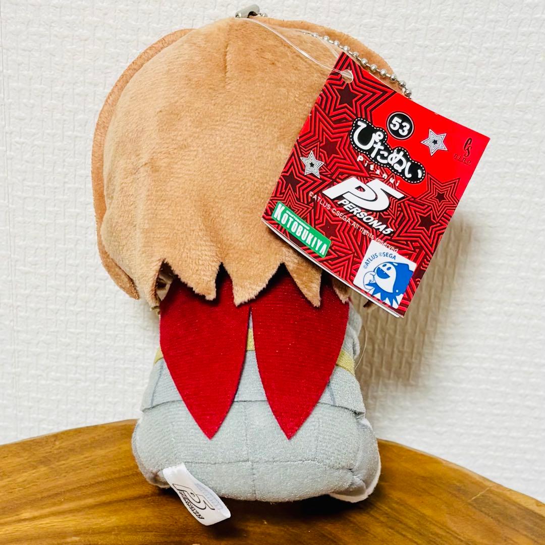ペルソナ5 ぴたぬい 明智吾郎 怪盗Ver. クロウ ぬいぐるみ タグ付き