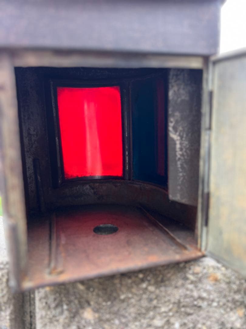 アンティーク　大日本大阪　衣笠製　船燈　船舶　信号　照明　灯り　ランプ