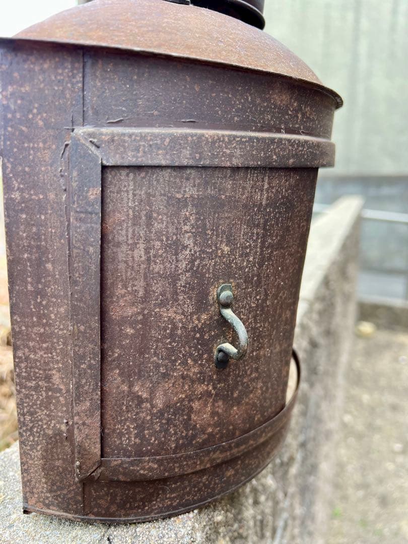 アンティーク　大日本大阪　衣笠製　船燈　船舶　信号　照明　灯り　ランプ