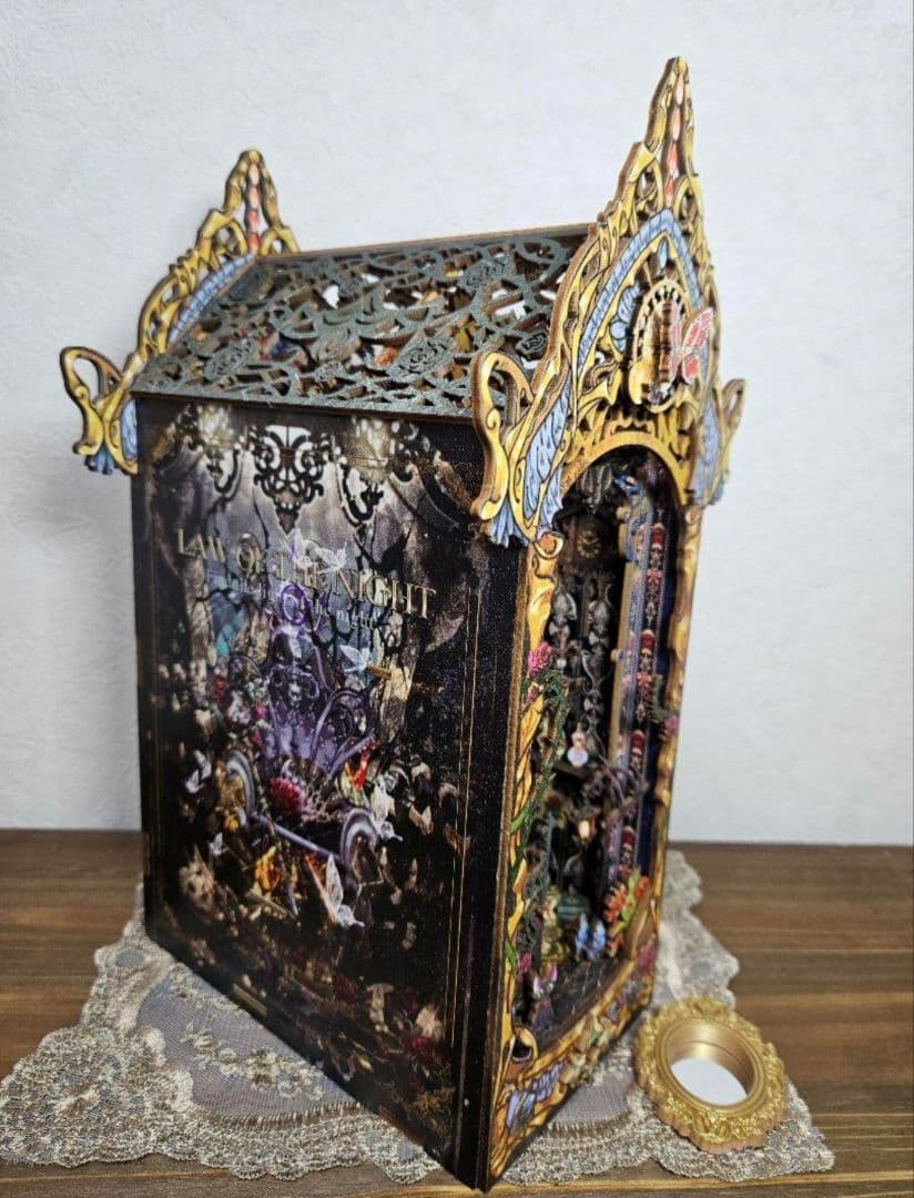 【期間限定値下】ドールハウス「魔女の宮殿」★ブックヌック★完成品★ドールハウス