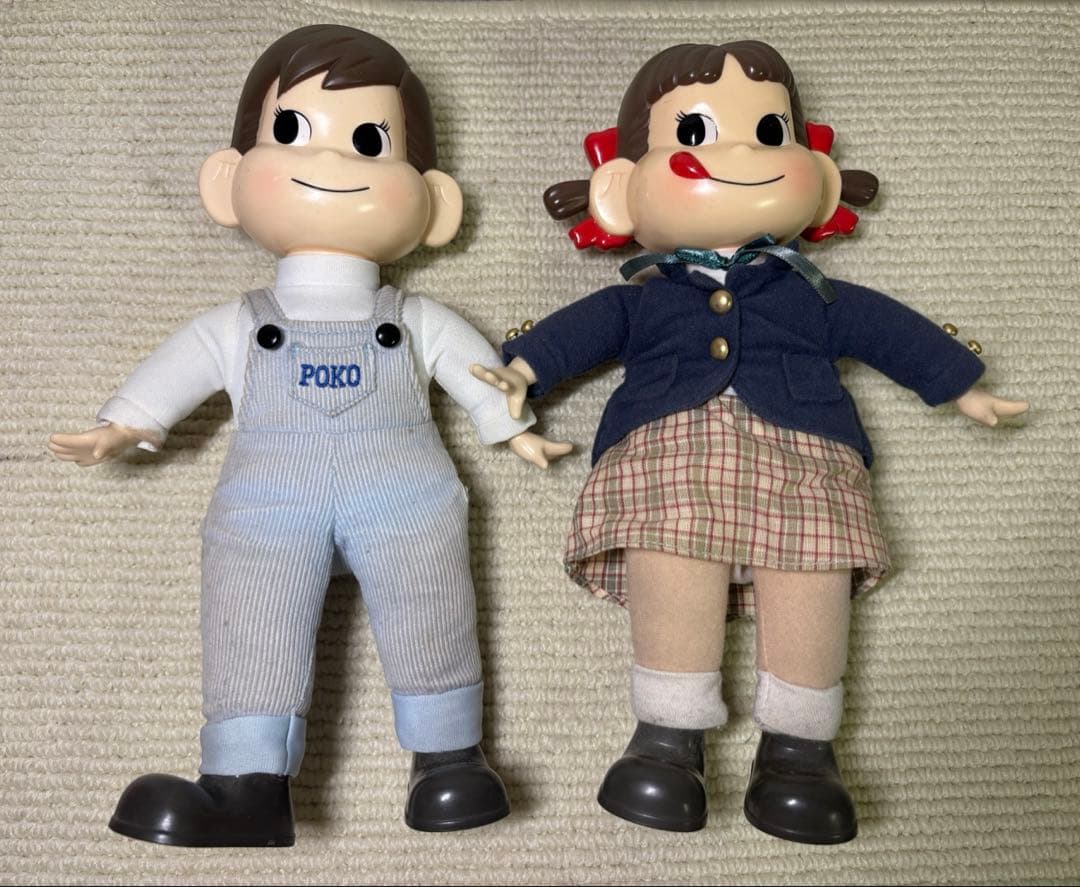 ペコちゃん ポコちゃん 23点 不二家 人形 マスコット グッズ他 昭和レトロ