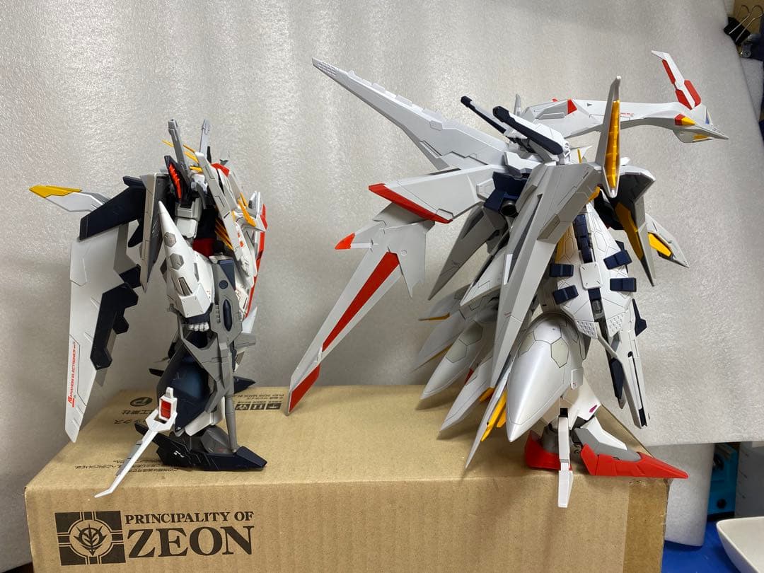 へ*ろ様 HG XI ガンダム、ペーネロペー 2体セット　全塗装　閃光のハサウェ