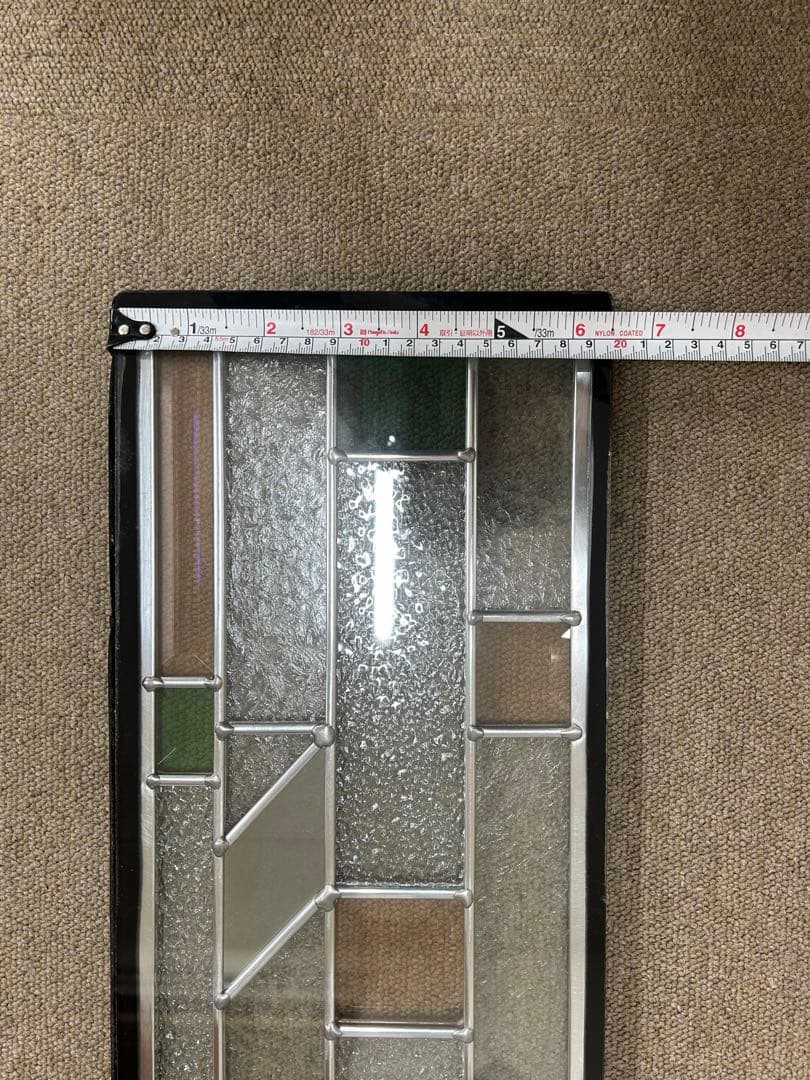 ステンドグラスパネル　幾何学模様