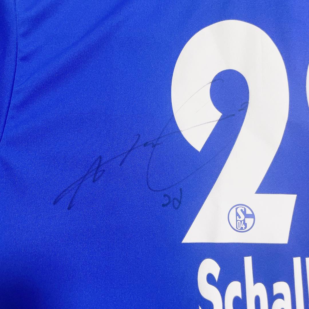 【未使用】内田篤人 直筆サイン入り ユニフォーム シャルケ04 アディダス