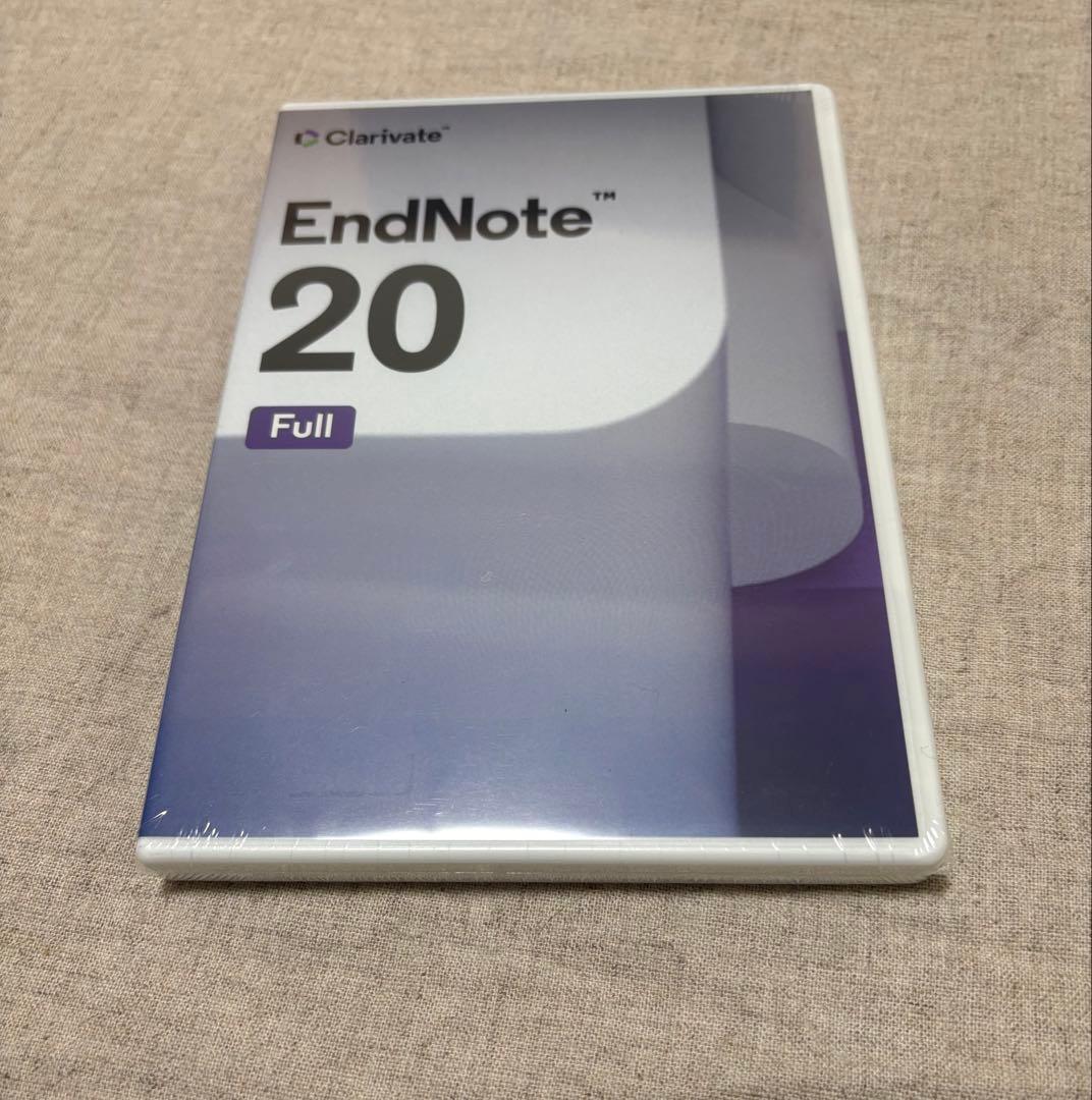 EndNote 20 Full エンドノート　文献管理　論文