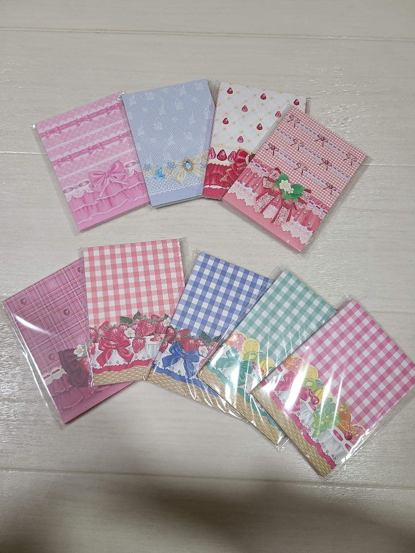メモ帳　セット　国内作家　hydrangea様 デザインペーパー
