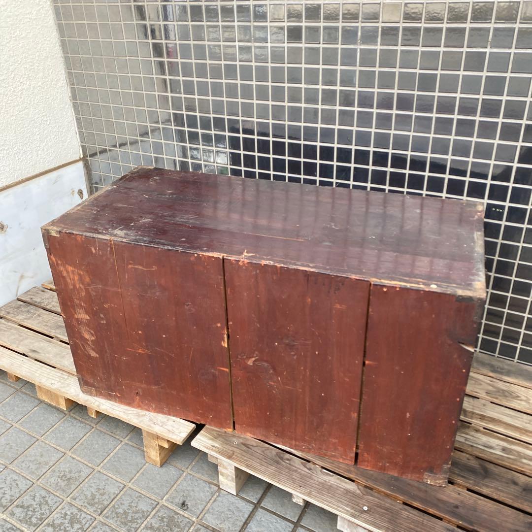 時代物 桐箪笥 二段 アンティーク 明治 骨董品 古家具 インテリア