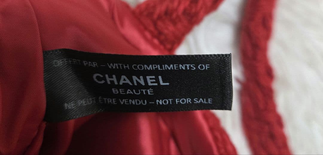 新品 CHANEL ノベルティ トートバッグ ビッグココ レッド