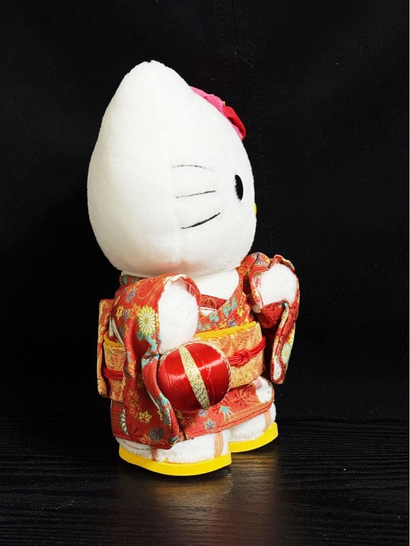 ハローキティ ご当地キティ 金沢限定 2002年代 ぬいぐるみ レア タグ付き