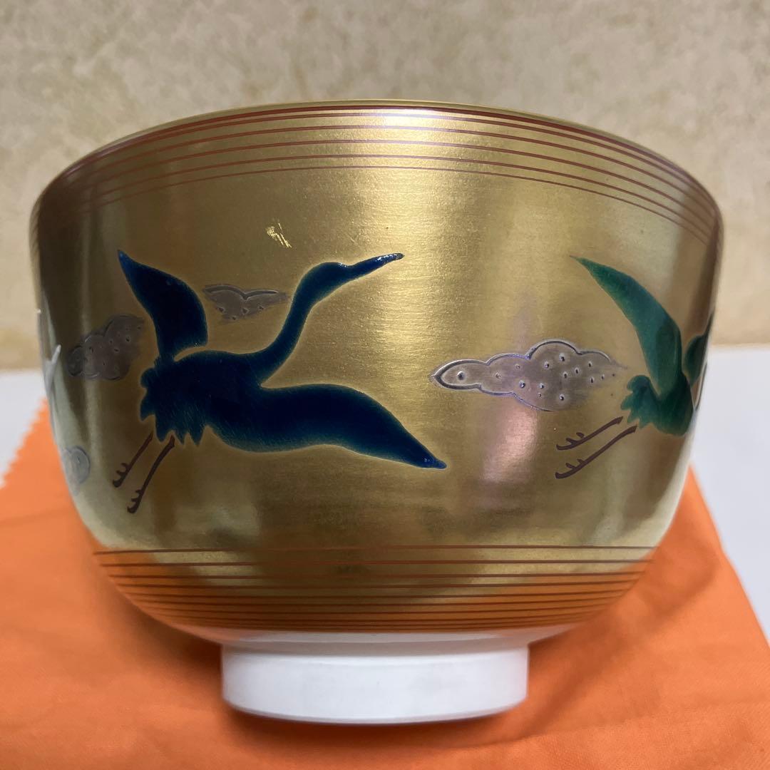 茶道具 抹茶茶碗 松香作 共箱 共布