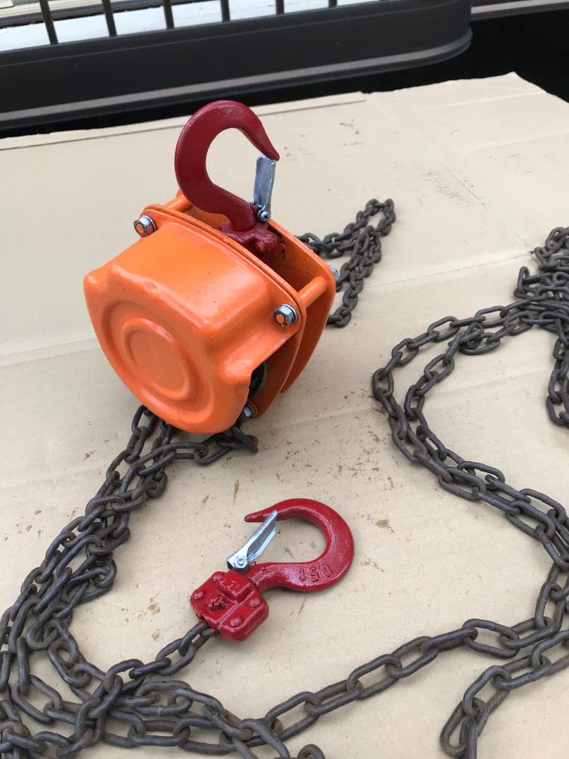 ♪おすすめ品　キトーチェーンブロック手動式　吊り上げ能力500kg