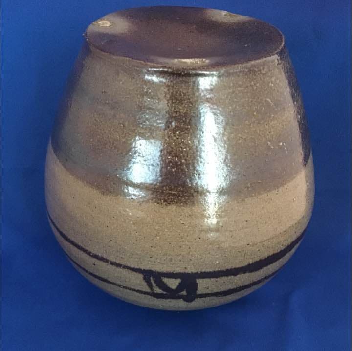 濱田晋作 鐵絵 花瓶