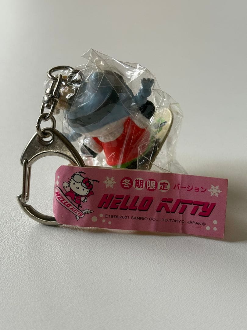 当時物　サンリオ　ハローキティ　冬期限定　スノーボード　キーホルダー 2001年