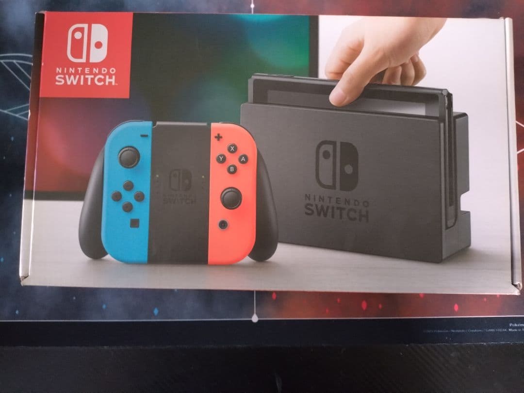 Nintendo Switch 本体 青/赤セット ケース付き