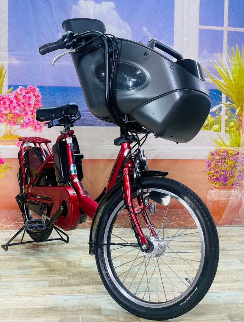 超人気！BIKKE ビッケ13AH！⭐️ブリヂストン子供乗せ電動自転車Y3417