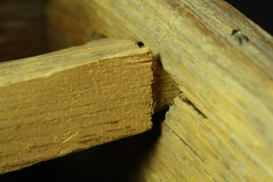 茶道具 古民具 舟板 吊瓶 花器(K-YB310)