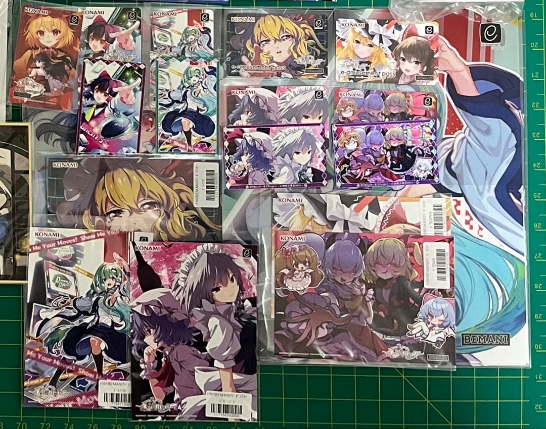 bemani 東方プロジェクト　幻想郷音樂祭関係まとめ売り　コナミ　くじ