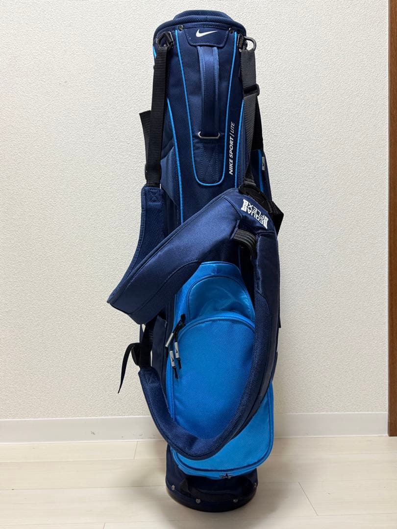 ★超美品★NIKE スポーツライト スタンドキャディバッグ ネイビー×ブルー