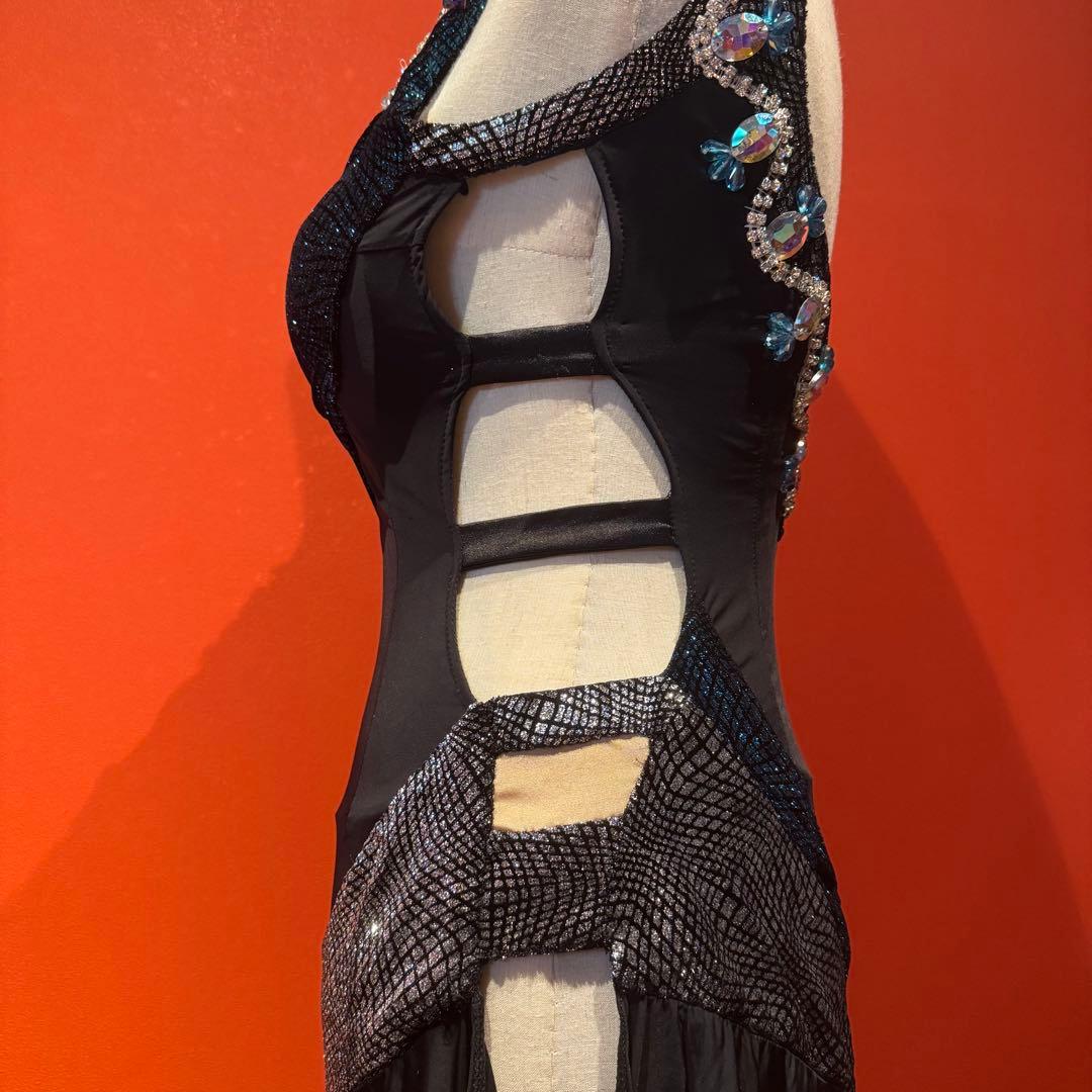 社交ダンス用アシンメトリックドレス