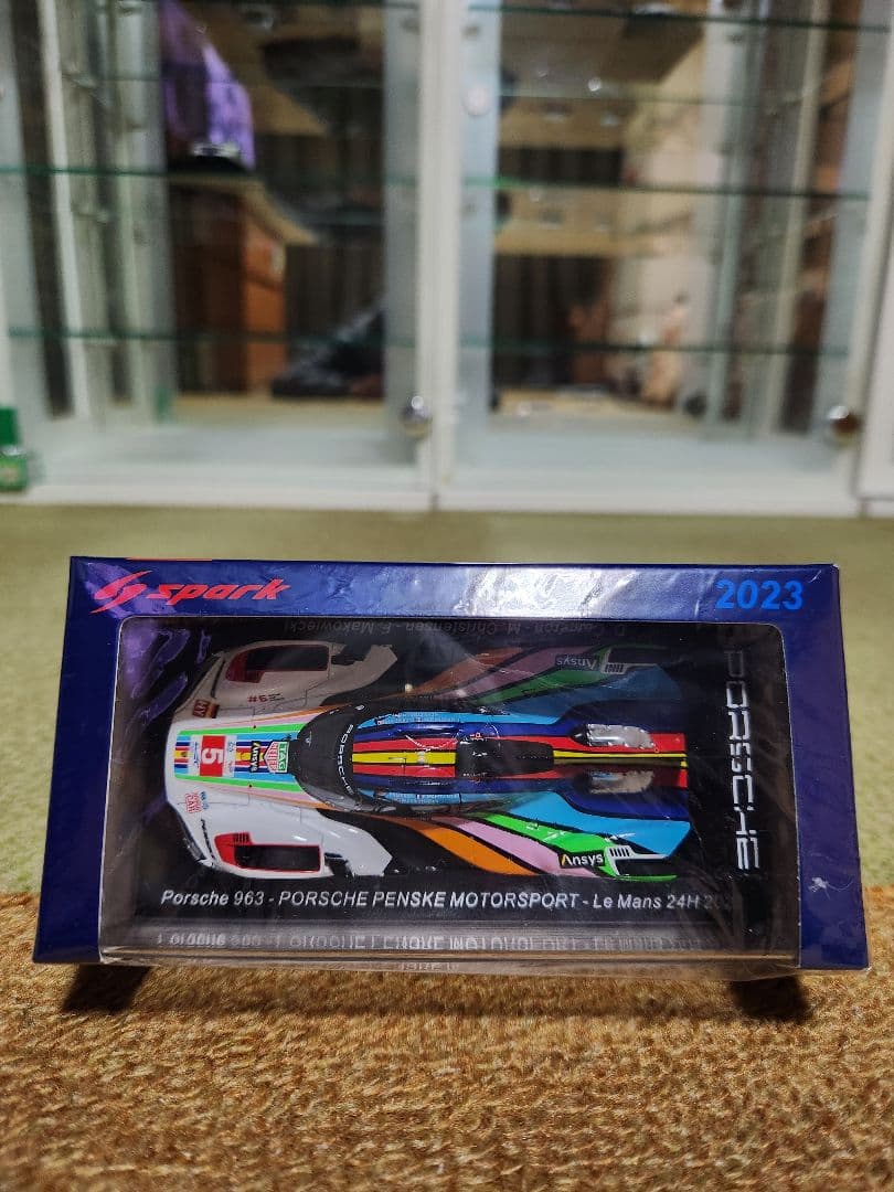 ミニカー 1/43 Spark Porsche 963 Penske LM 2023
