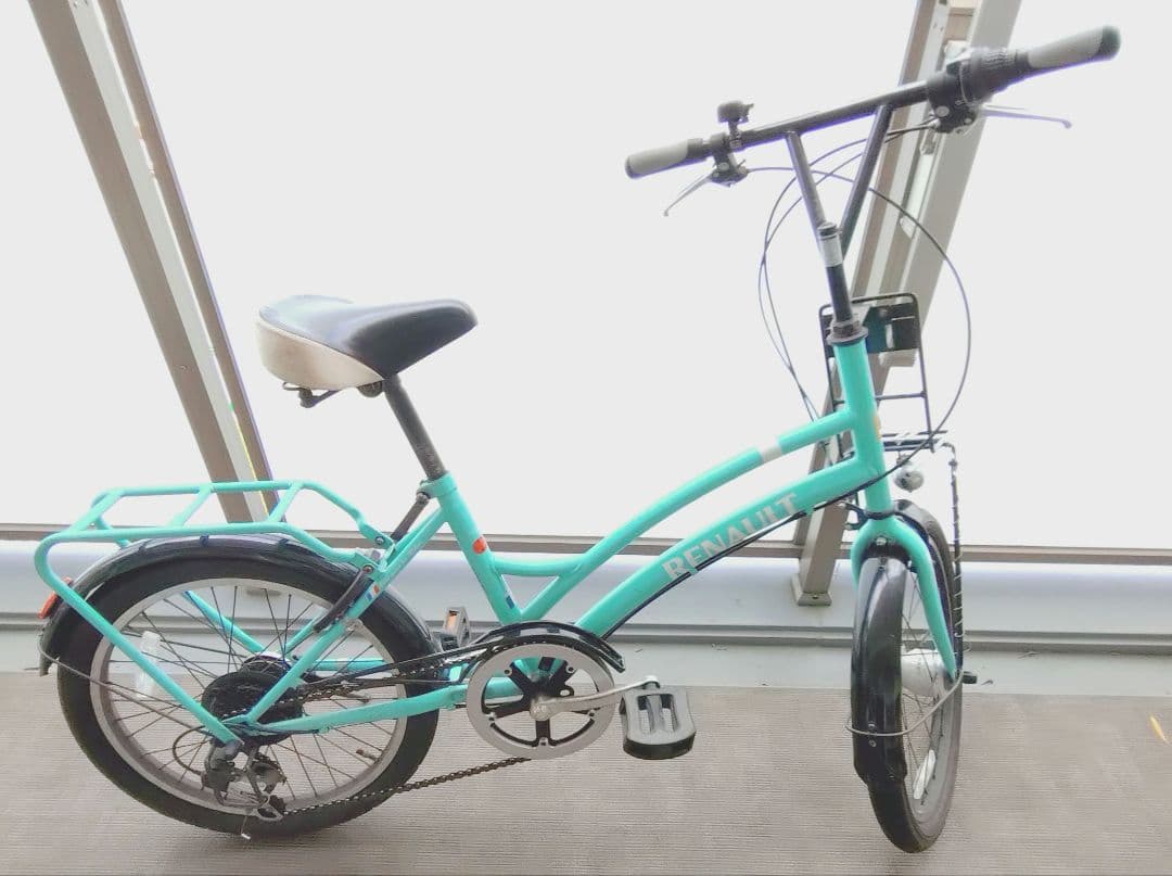 【引取限定】RENAULT/ルノー 自転車　20インチ　6段変速　ミニベロ
