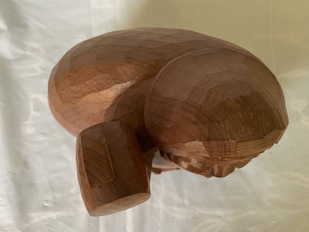 讃岐一刀彫　彫刻家　近藤宏・作　大黒天　縁起物　商売繁盛　木箱付　木製 福の神