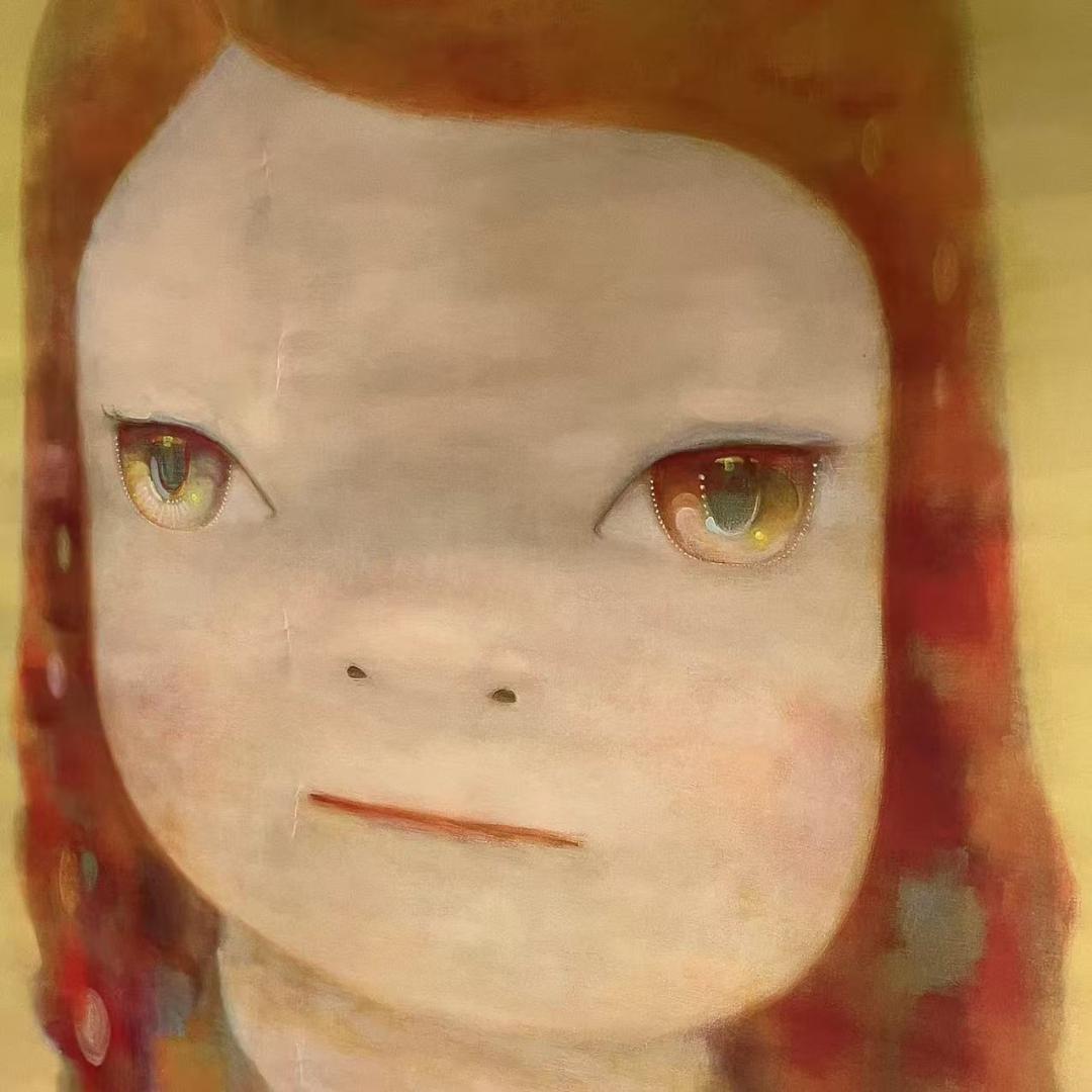 奈良美智 ポスター「春少女」 B2 サイズ