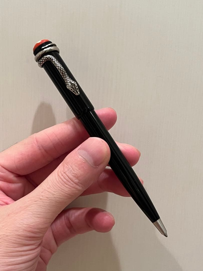 【美品】モンブラン ヘリテイジ ルージュ＆ノワール・ボールペン