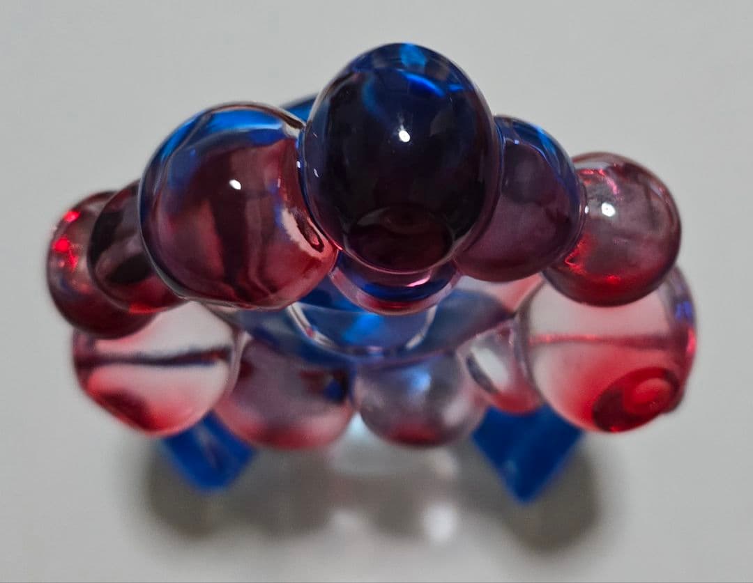 ミャクミャク　クリアフィギュア　レッド×ブルー　新品　大阪万博　expo