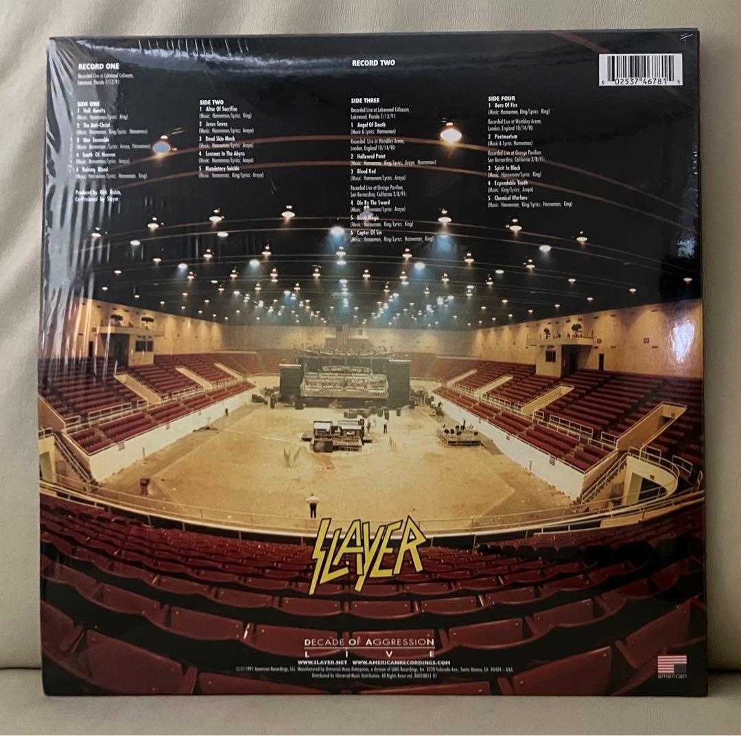 【2LP】SLAYER - Decade Of Aggression〈LIVE〉